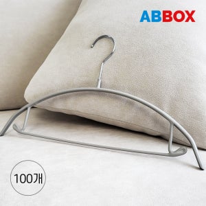 에이비박스 디자인등록 시그니쳐 마뜨 회전형 논슬립 라운드 옷걸이 멀티 그레이, 100개