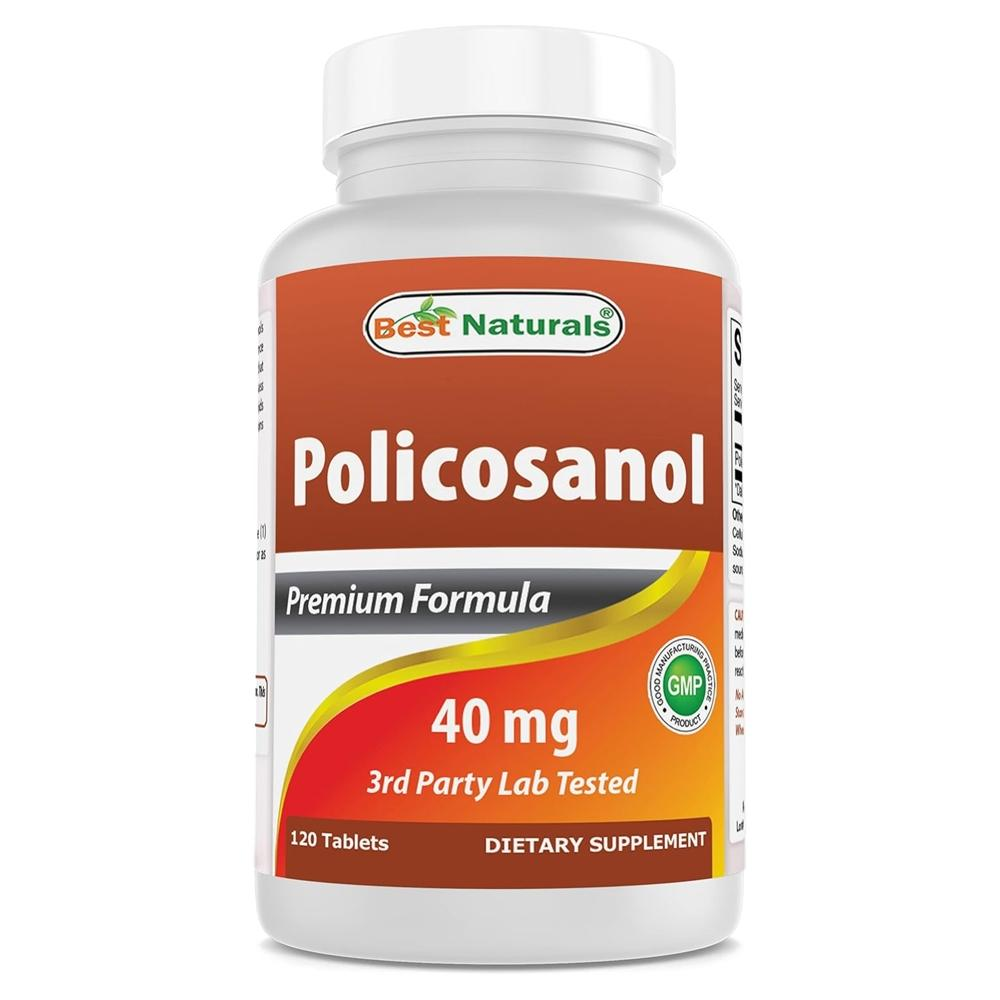 <b>베스트 네츄럴스 폴리코사놀</b> Policosanol 40mg 120 정