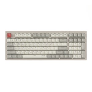 지클릭커 오피스프로 WK50 레트로 무소음 무선 블루투스 키보드 98키 방수 사무실