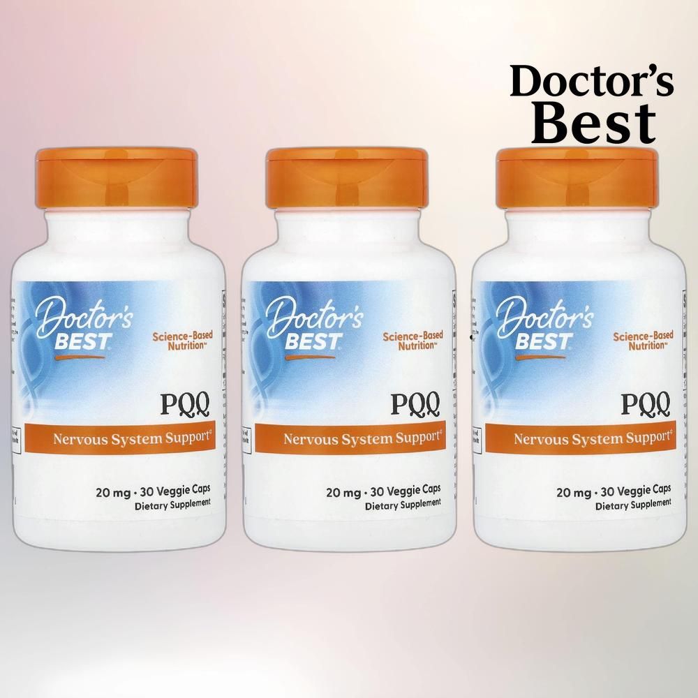 닥터스 베스트 PQQ <b>BioPQQ 20mg</b> 30베지캡슐 3병