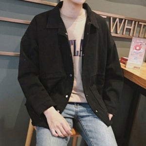 셔츠스타일 재킷 남성 봄 가을 가벼운 외투 캐주얼 남친룩