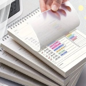 타임박스 플래너 타임트래커 다이어리 체크리스트 테이블 데일리 스케쥴 일지 160P