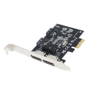 SATA3 확장카드 eSATA 2포트 생성 PCI-EX 컴퓨터 본체 연결 RNX0316