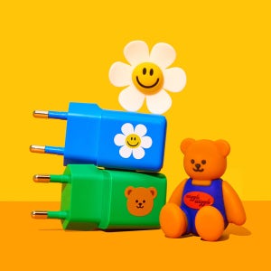 [위글위글] 25W 멀티 초고속 듀얼 충전기 - Smile We Love