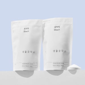 [1+1] 생활공작소 산소계표백제 흰옷 얼룩제거제 와이셔츠목때