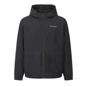 [디스커버리] 남성 메쉬 기모 우븐 후디드 트레이닝 자켓 (BLACK) DMTR61056