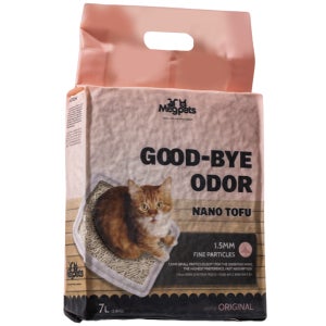 메그펫츠 굿바이 오도어 두부모래 오리지날1.5mm 가는입자, 7L, 1개