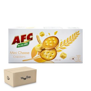 AFC 미니 치즈 크래커 150g (75g x 2입) (1박스-16개) 크래커 간식