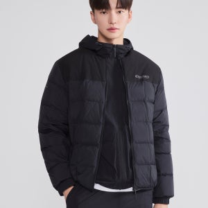 [디스커버리] 남성 사각퀼팅 다운 경량패딩 (BLACK) DMDJ53056