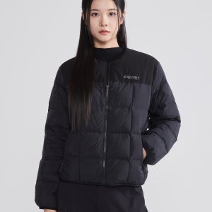 [디스커버리] 여성 사각퀼팅 다운 경량패딩 (BLACK) DWDJ54056