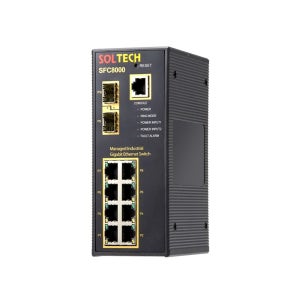 SFC8000 S-Ring 기가비트 SFP 2포트 TP 8포트 산업용 스위칭 허브