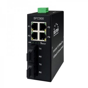 SFC300-SCS2 광 2포트 TP 4포트 산업용 스위칭허브