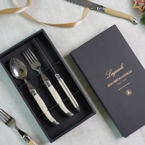 [공식정품] 장네론 라귀올 커트러리 아이보리 세트(스푼포크나이프) 프랑스 수입정품 집들이선물