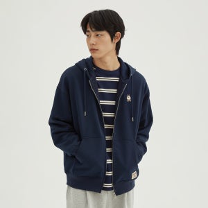 스파오 우디 자수 후드집업 SPMZF49CY1