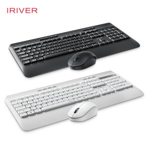 아이리버 항균처리 Silent 생활방수 무소음 무선 키보드 마우스 세트 WS301