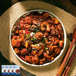 연안식당 바다품은 오징어 불고기 4팩 양념 오징어볶음 밀키트 캠핑 간편식 술안주