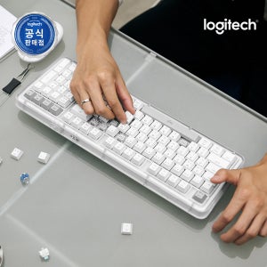 로지텍 ALTO KEYS K98M 블루투스 무선 기계식 키보드 핫스왑 오프화이트, 마블축