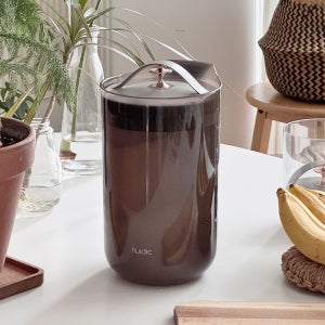 플루딕 특허받은 진공 음식물쓰레기통 브라운 3L