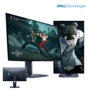 DELL 27인치 AW2725D 게이밍 모니터 QD-OLED QHD 2560x1440 280Hz 0.03ms NVIDIA인증 피벗 좌우회전