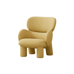 알로소 엘머 패브릭 소파 스툴미포함, 릴레이트/미모사, 1인용