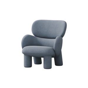 알로소 엘머 패브릭 소파 스툴미포함, 아크레/몬드, 1인용