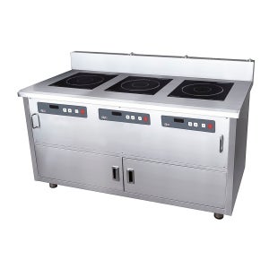 디포인덕션 3TCK213B 3구 높은렌지 업소용 고화력 식당 주방 렌지