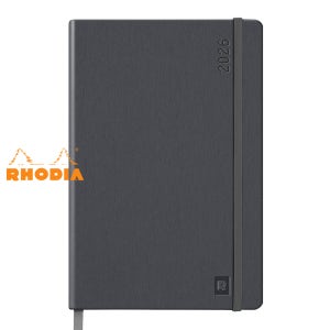 로디아 하드커버 위클리 라지 다이어리-티타늄 (A5 160page)