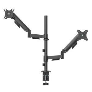 엔산 LDT-C25P 듀얼 파이프형 폴타입 모니터암 모니터거치대