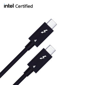 에스모듈 인텔 인증 썬더볼트4 40Gbps 케이블 1m, 1개