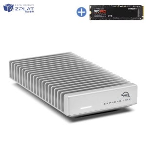 OWC Express 1M2 80G 썬더볼트5 NVMe M.2 외장SSD 외장하드 2TB