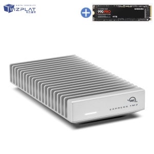 OWC Express 1M2 80G 썬더볼트5 NVMe M.2 외장SSD 외장하드 4TB