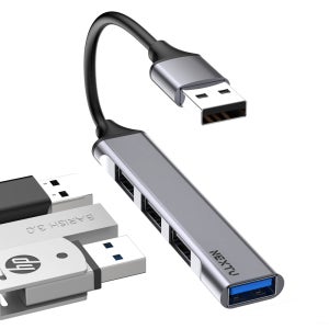 유볼그 멀티포트 USB2.0 4포트 슬림 USB허브 744UH