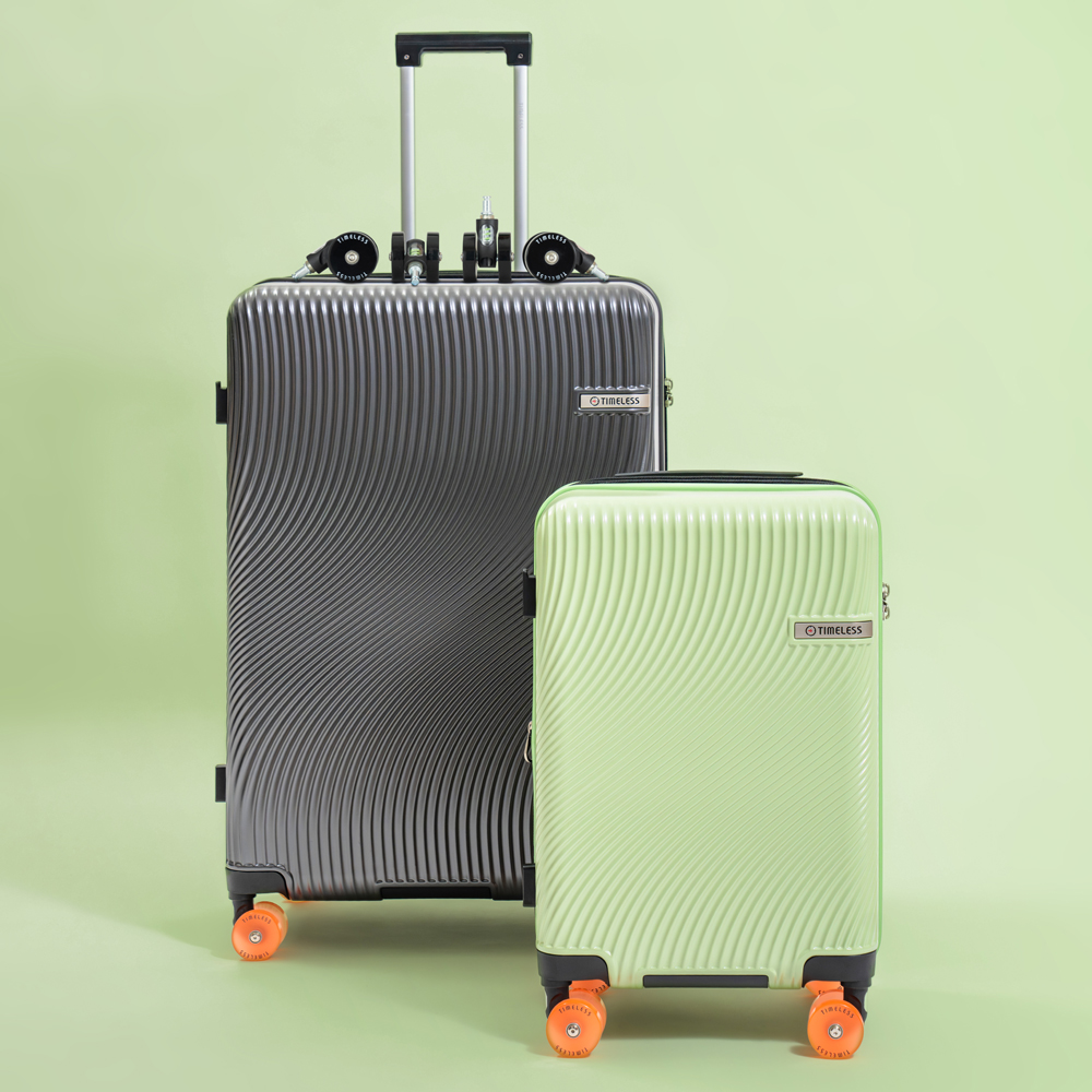 타임리스 폴리카보네이트 캐리어 튼튼한 우레탄바퀴 53cm(20인치) 64cm(24인치)