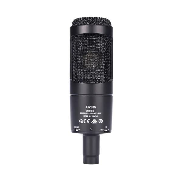 인터뷰 마이크 오디오 유선 콘덴서 마이크 무대 공연 라이브 녹화 보컬 <b>프로</b> <b>AT</b>2035