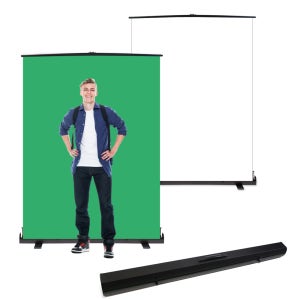 프로딘 이동식 원터치 크로마키 롤 스크린 배경 150x200cm