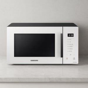 삼성전자 전자레인지 23L MG23A5378CE 글램화이트 비스포크