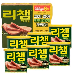 동원F&B 통조림햄 리챔 오리지널 340g 6개