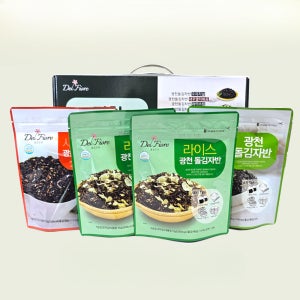 D.ohsta 광천 돌김자반 세트 4종 국산 도시락 반찬 명절 추석 설 선물세트