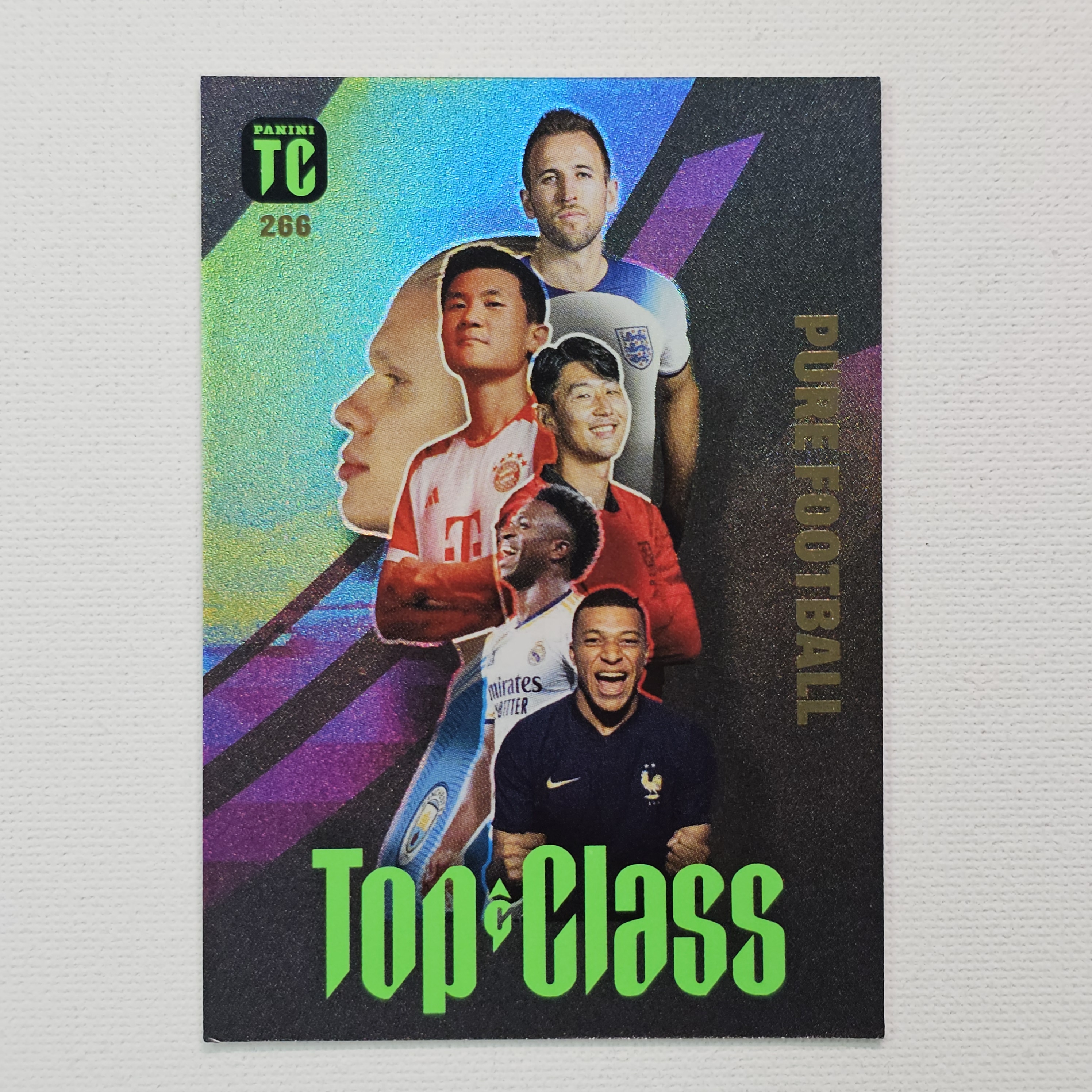 2024 Panini Top Class 266 Pure Football 손흥민 김민재 음바페 홀란드 비니시우스 케인 축구카드 / SOC-109