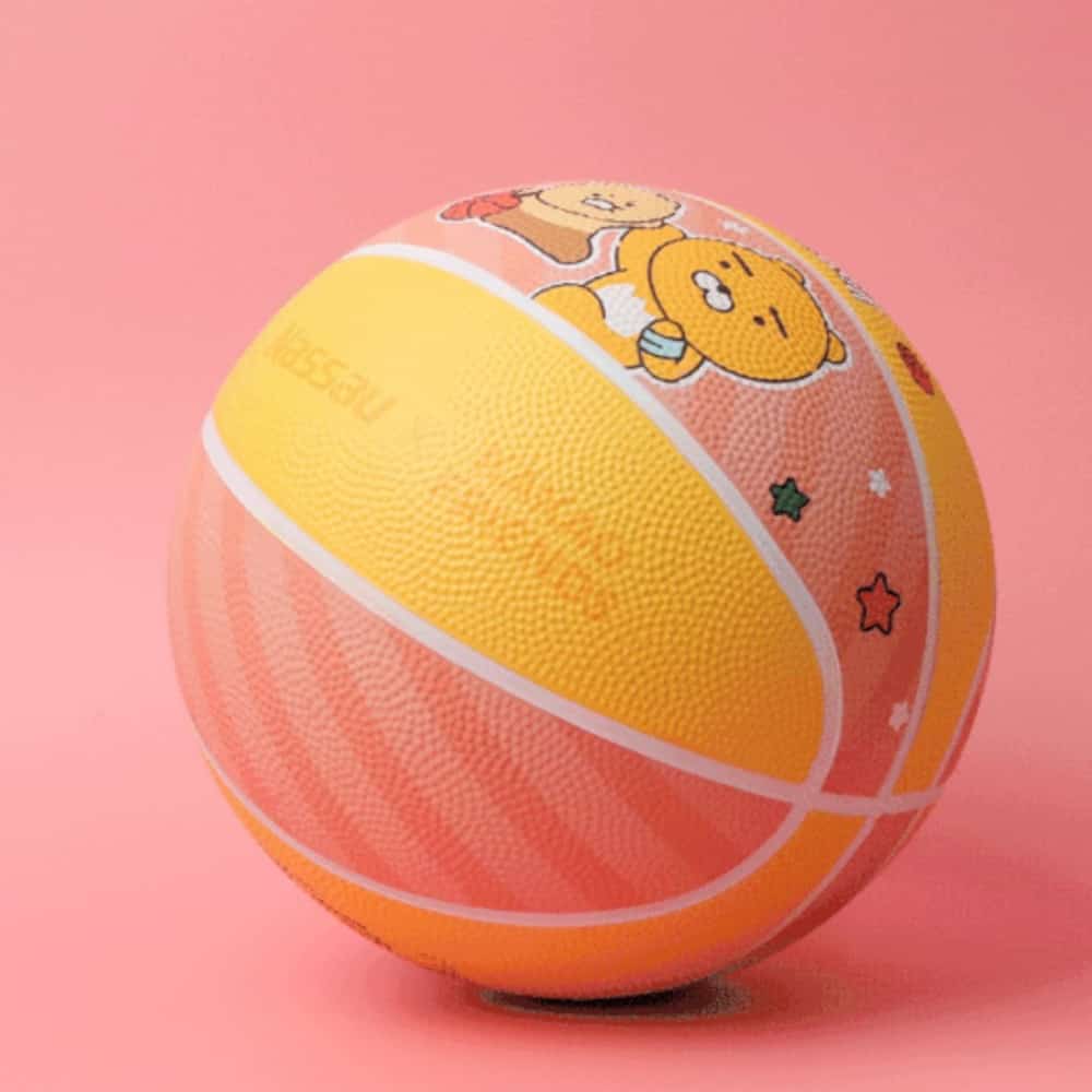 귀여운 라이언 춘식이 어린이 유소년 농구공 6호 낫쏘