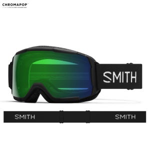2526 SMITH Grom JR 스미스 그롬 주니어 스노우 고글 - 블랙/크로마팝 에브리데이 그린 미러 (안경착용가능)