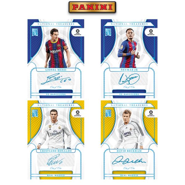 Panini 2022 국보 메시 네이마르 베컴 CR7 호나우두 바르셀로나 레알 마드리드 DIY 축구 스타 트레이딩 카드 소년