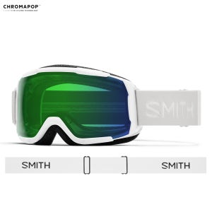 2526 SMITH Grom JR 스미스 그롬 주니어 스노우 고글 - 화이트/크로마팝 에브리데이 그린 미러 (안경착용가능)