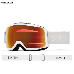 2526 SMITH Grom JR 스미스 그롬 주니어 스노우 고글 - 화이트/크로마팝 에브리데이 레드 미러 (안경착용가능)