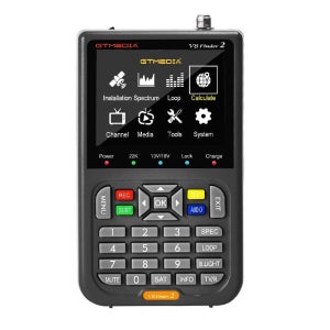 디지털 위성 신호 측정기 휴대용 TV DVB-S/S2/S2/S2X 수신기 3.5 LCD Hd 디스플레이 Fta Sat 검출기