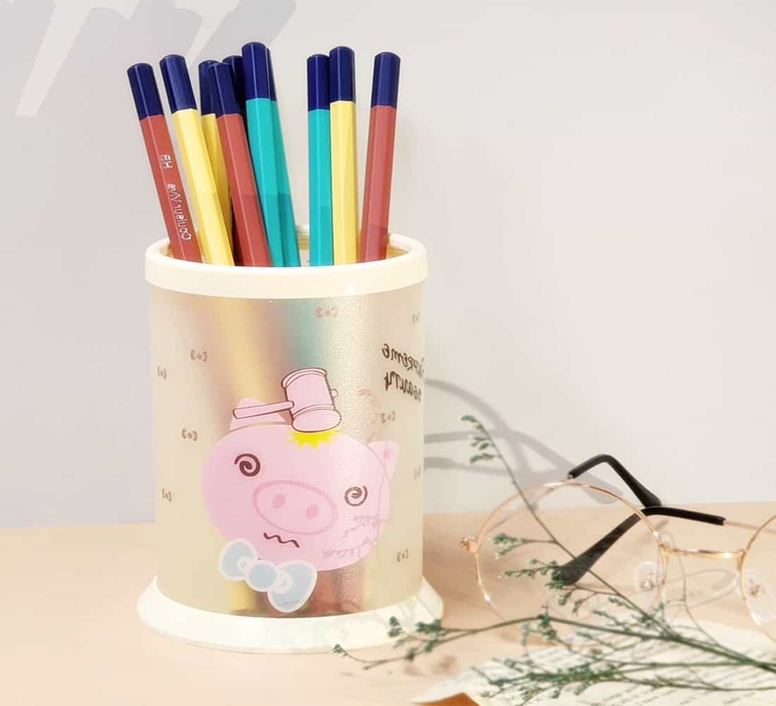 코K상점 플라스틱 필기구 거치대 동물 연필꽂이 디자인임의