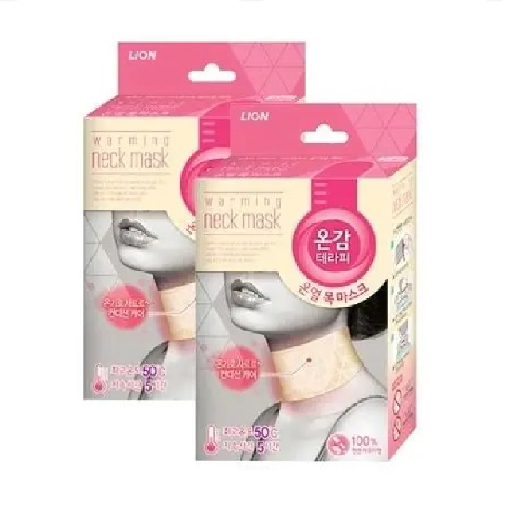 목 온열 마스크 목보호 찜질팩 패치 온감테라피 5매입 1+1