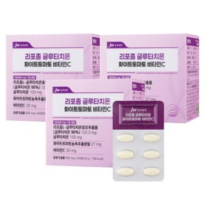 [6개월] JW중외제약 리포좀 글루타치온 화이트토마토 비타민C 900mg 60정, 3개