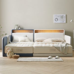 커스텀침대 템바보드 컴포트 패밀리 맞춤제작 기능성 패브릭 핸드메이드 데이베드 침대 프레임