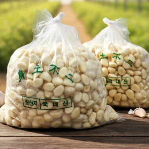 대용량 국내산 창녕 마늘 꼭지제거 가능 김장용 업소용 깐마늘 (대), 10kg, 1개
